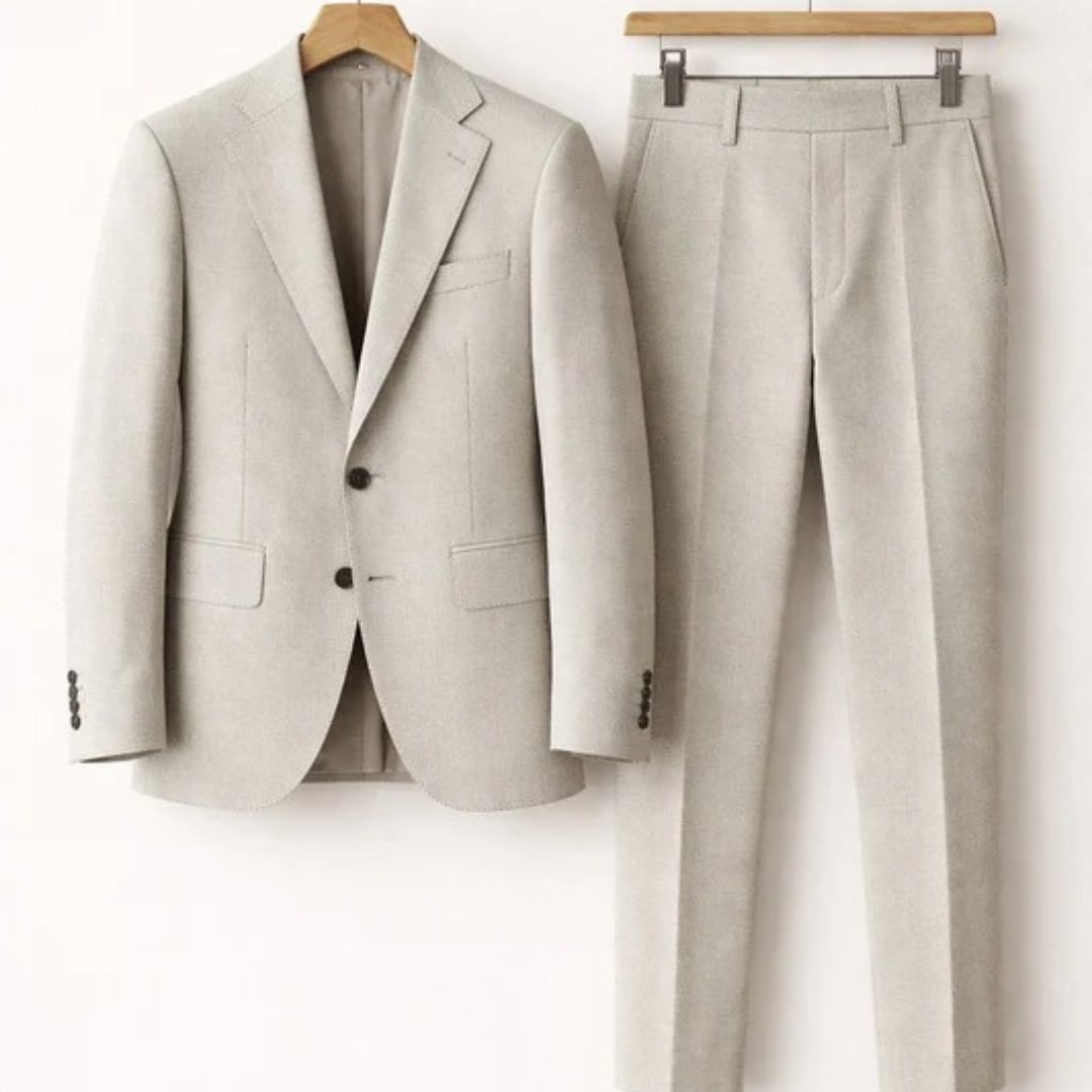 Men's Single Breasted Tailored Two Piece Suit | Elliot_6