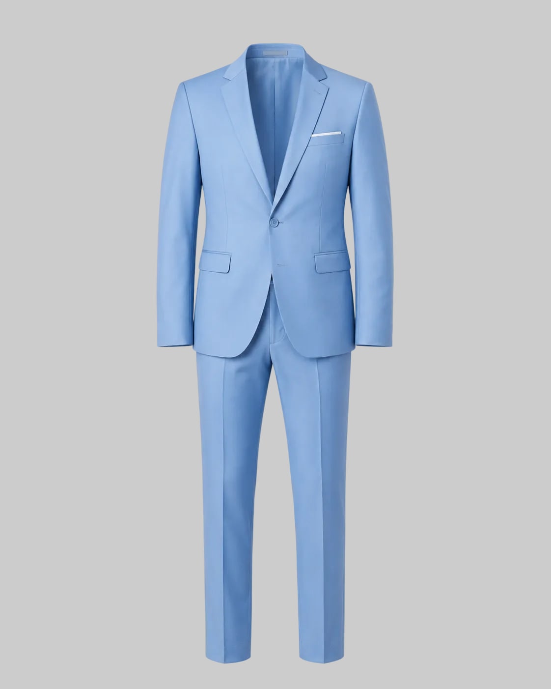 Men's Single Breasted Stretch Two Piece Suit | Miles_2