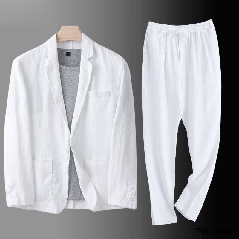 Men's Single Breasted Textured Two Piece Suit | Hamish_3
