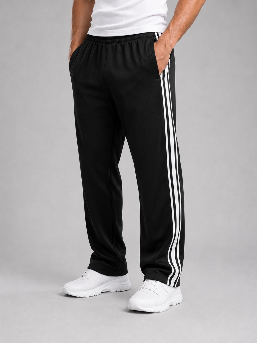 Men's Relaxed Fit Track Trousers | Oswin_4