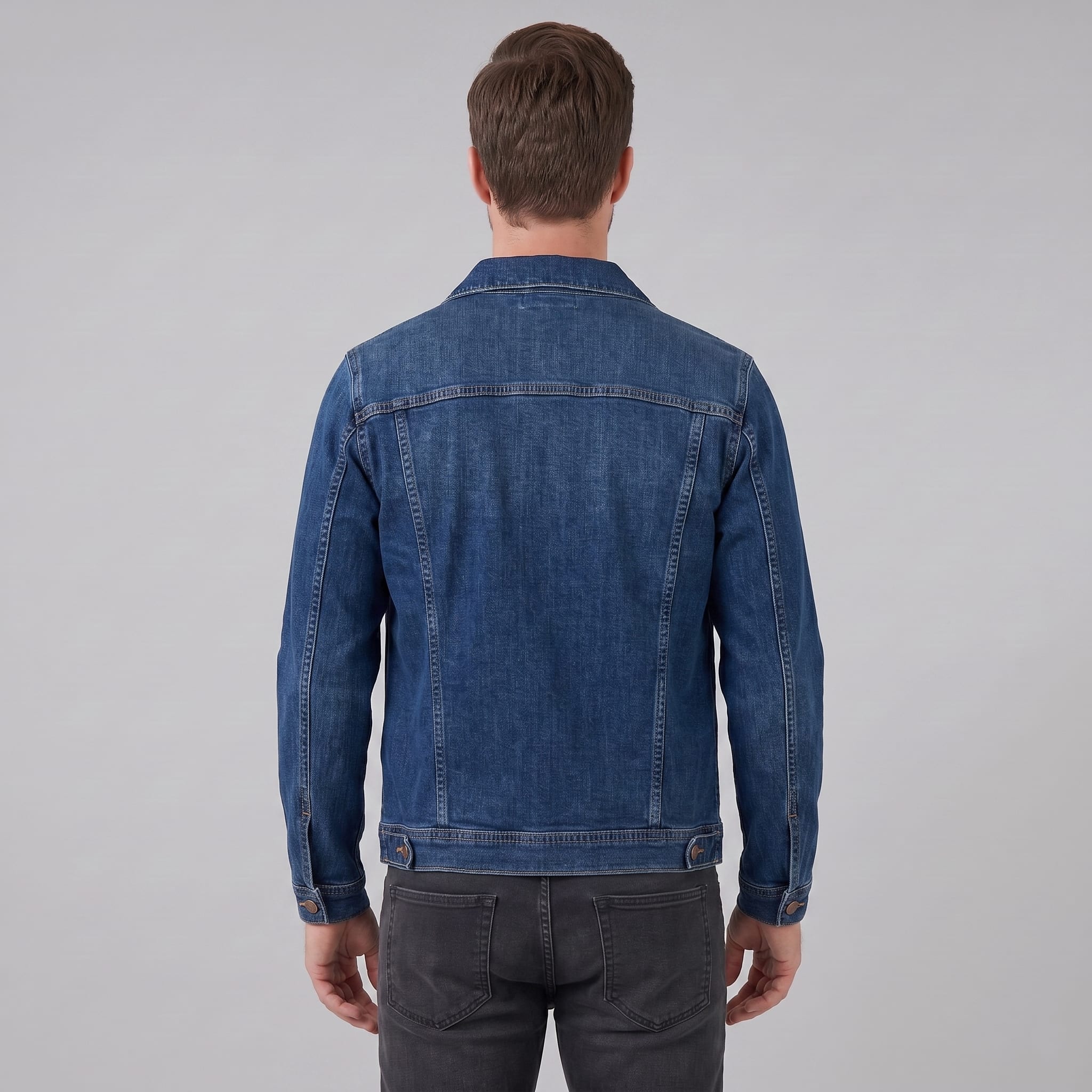 Men's Denim Trucker Jacket | Dermot_4