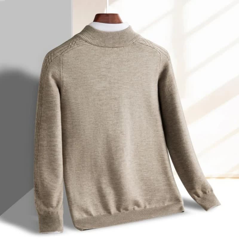 Men's Ribbed Quarter Zip Jumper | Otis_6