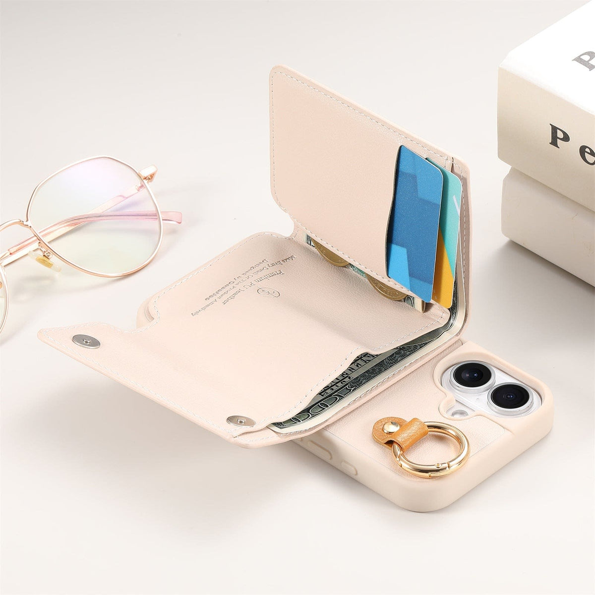 Women's Zip Card Holder iPhone Case | Alisha_8