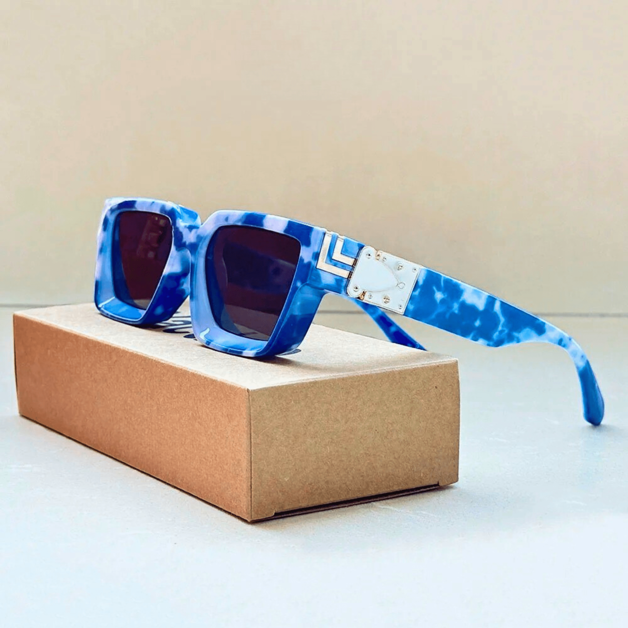 Men's Square Frame UV400 Sunglasses | Amos