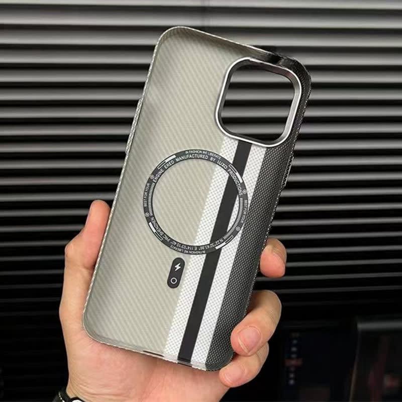Men's Carbon Fibre MagSafe Phone Case | Leo_14
