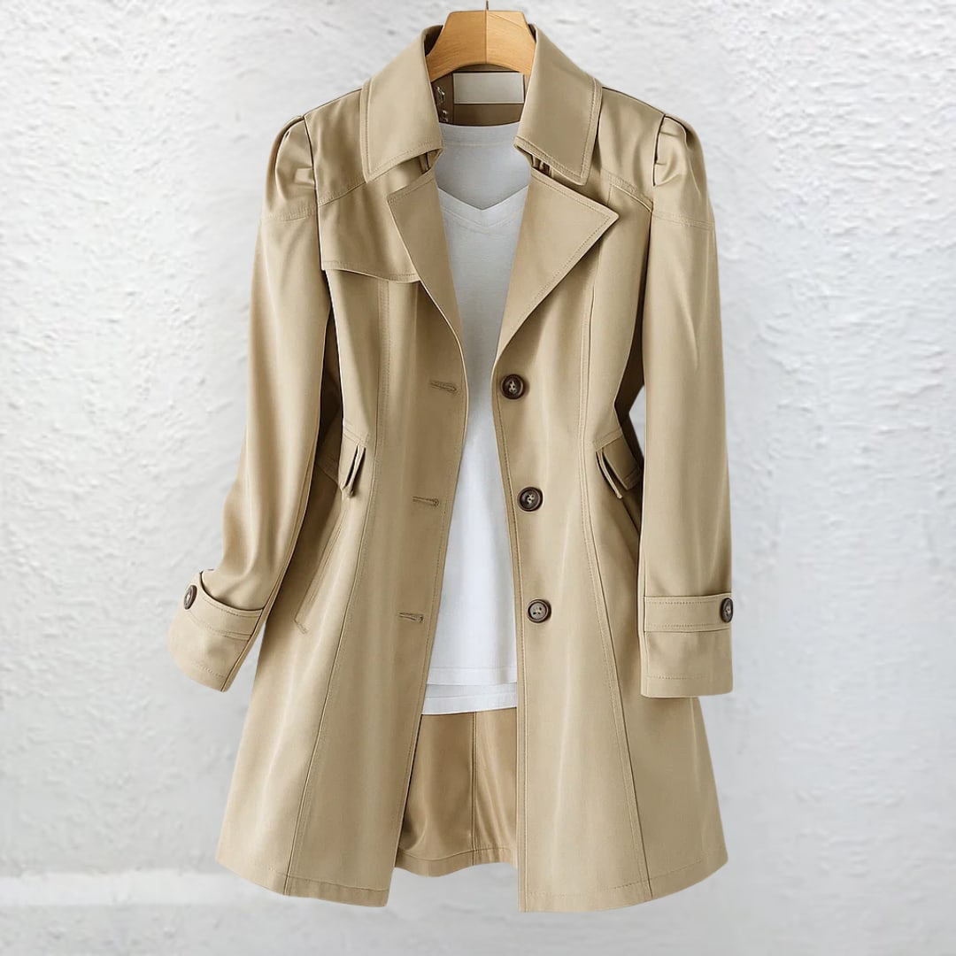 Women's Longline Single-Breasted Trench Coat | Stevie_4