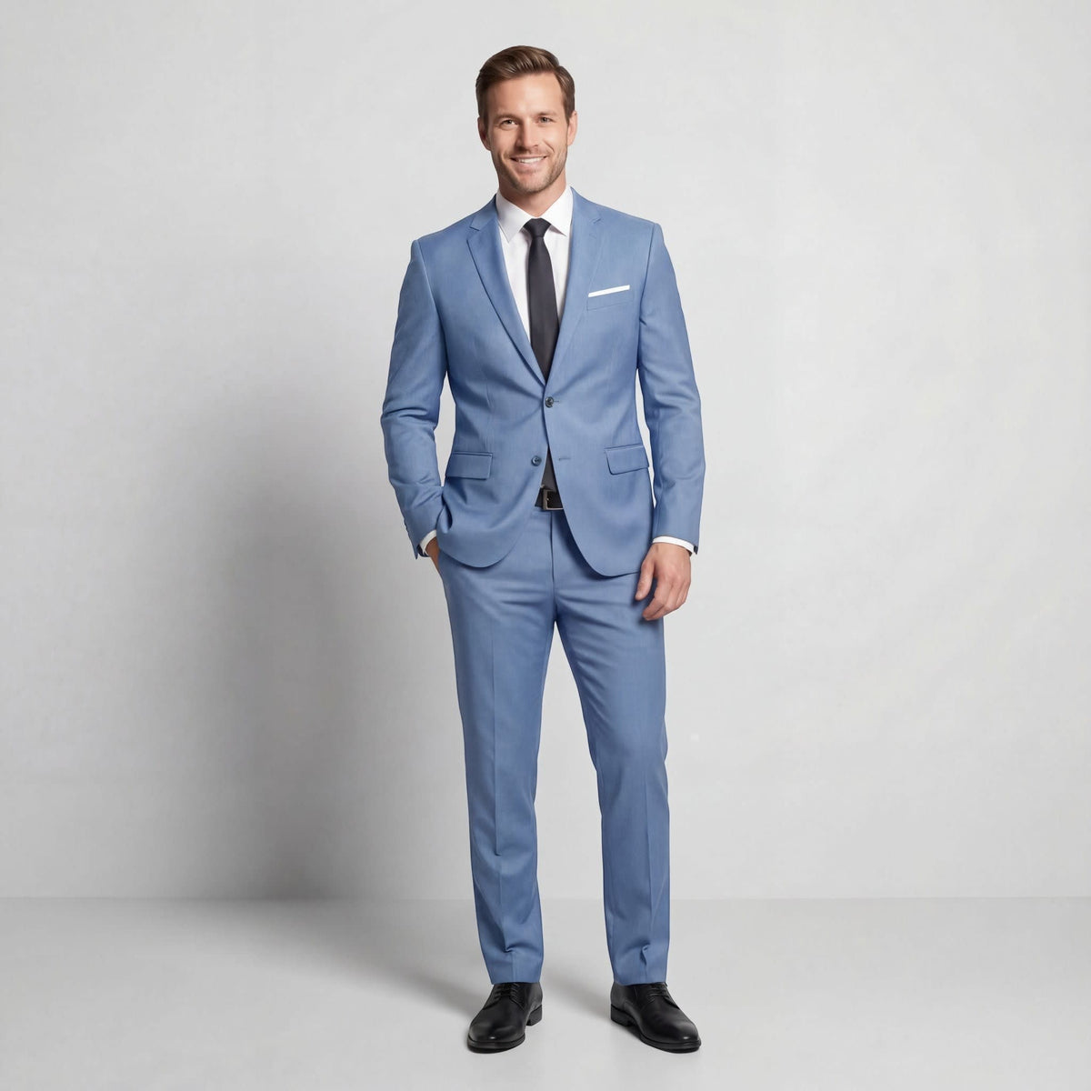 Men's Wool Blend Two Piece Suit | Rory_4