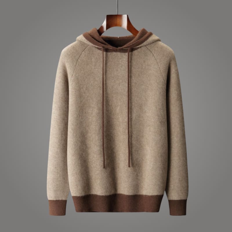 Men's Cashmere Hooded Jumper | Rhys_1