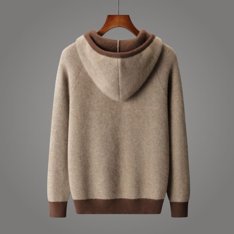 Men's Cashmere Hooded Jumper | Rhys_3