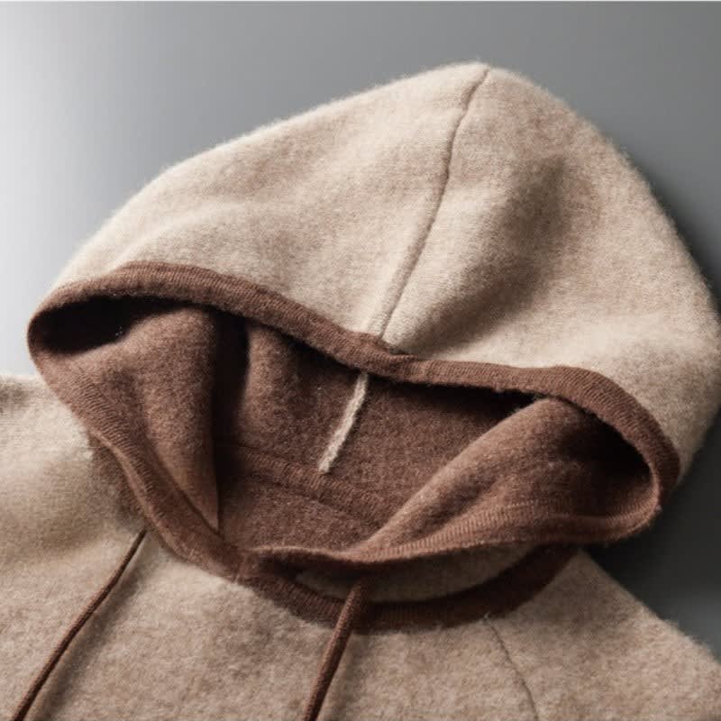 Men's Cashmere Hooded Jumper | Rhys_4