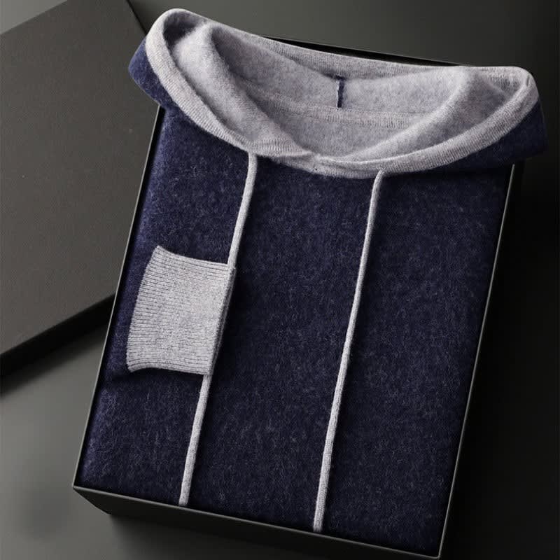Men's Cashmere Hooded Jumper | Rhys_8