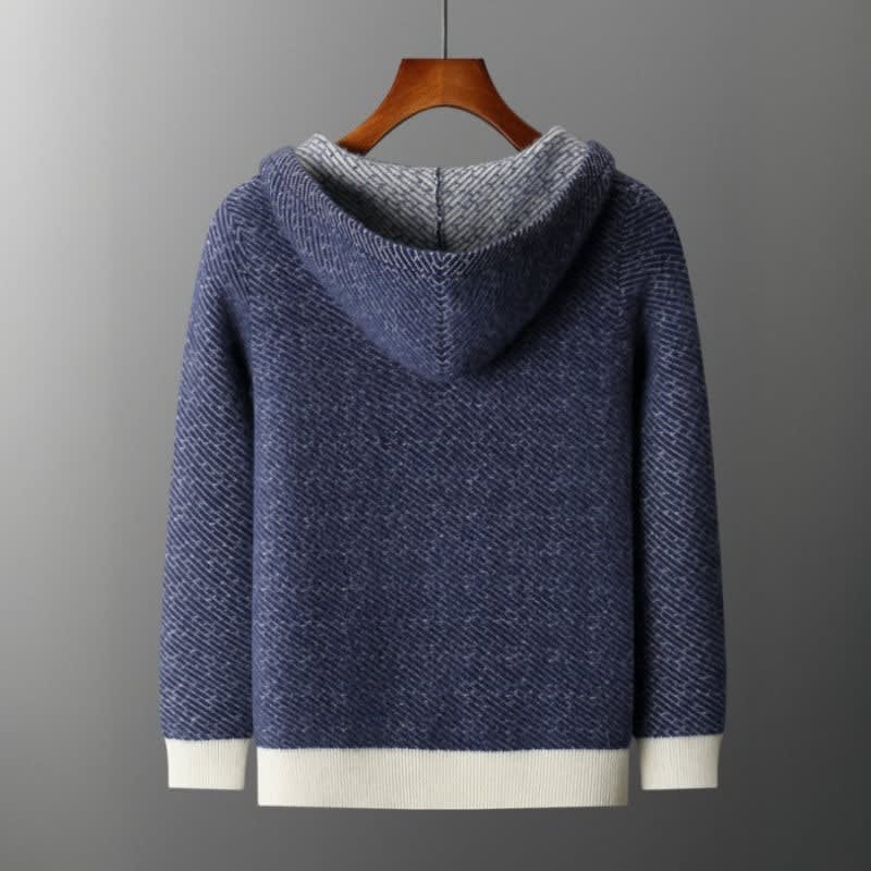 Men's Merino Wool Zip Up Hoodie | Vinnie_2