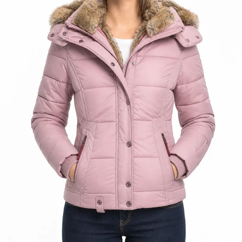 Women's Padded Hooded Winter Coat | Angela_6