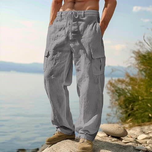 Men's Relaxed Fit Cargo Trousers | Fiachra_8