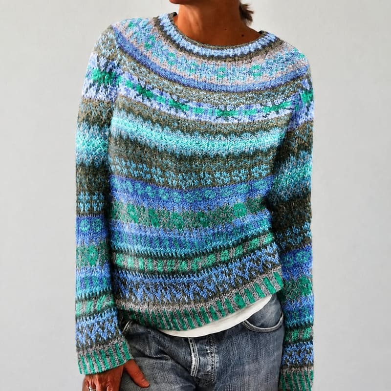 Women's Patterned Knit Jumper | Thelma_1