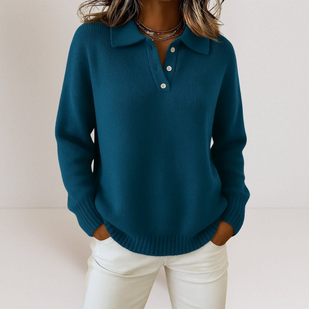 Women's Collared Knit Jumper | Pippa_2