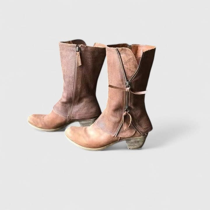 Women's Western Mid Calf Boots | Denise_4