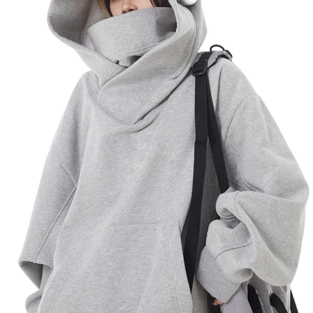 Women's Oversized Fleece Hoodie | Lettie_5