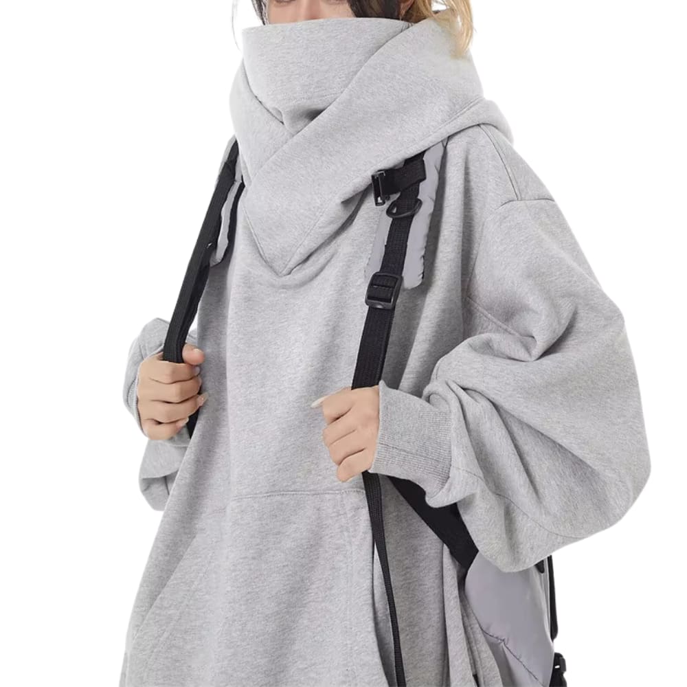 Women's Oversized Fleece Hoodie | Lettie_6
