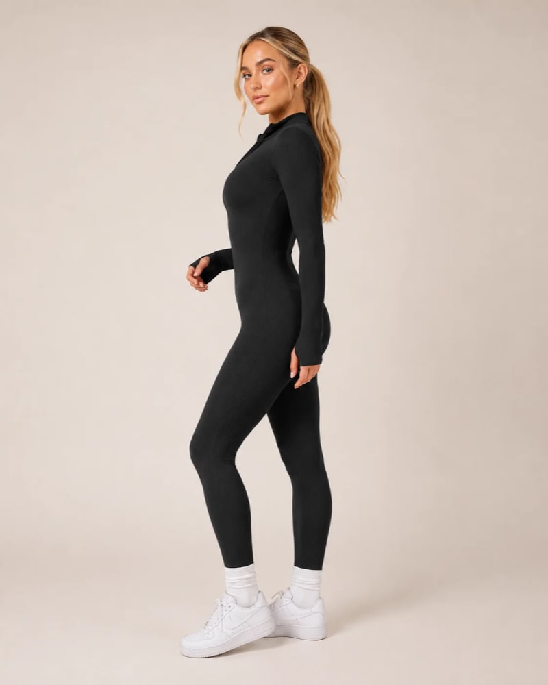 Women's Seamless Long Sleeve Jumpsuit | Esme_13