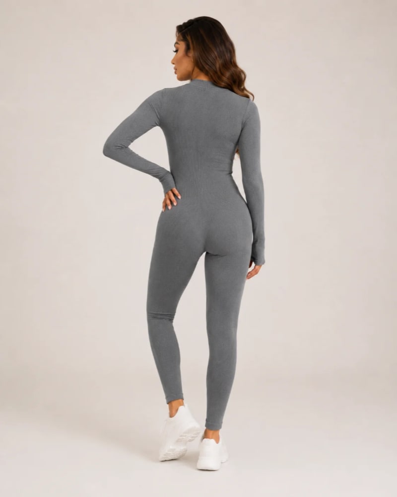 Women's Seamless Long Sleeve Jumpsuit | Esme_16