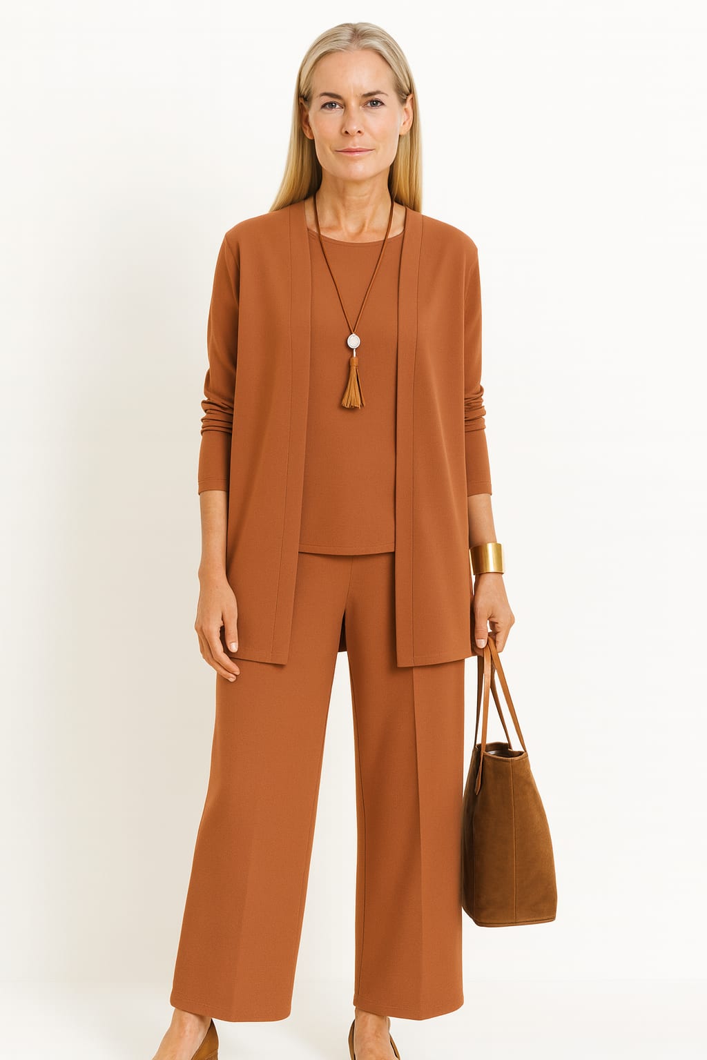 Women's Longline 3 Piece Trouser Set | Glenda_10
