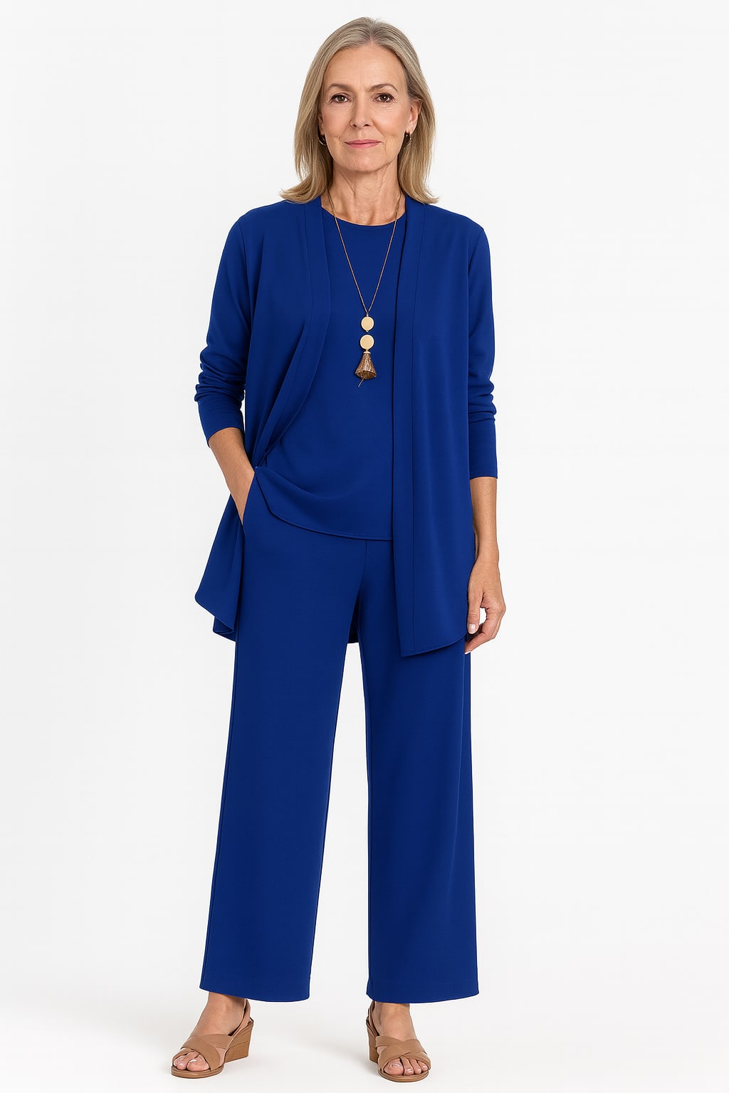 Women's Longline 3 Piece Trouser Set | Glenda_7