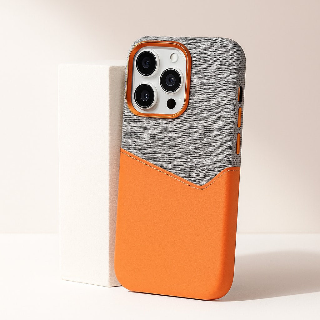 Men's Leather Card Holder iPhone Case | Kelvin_12