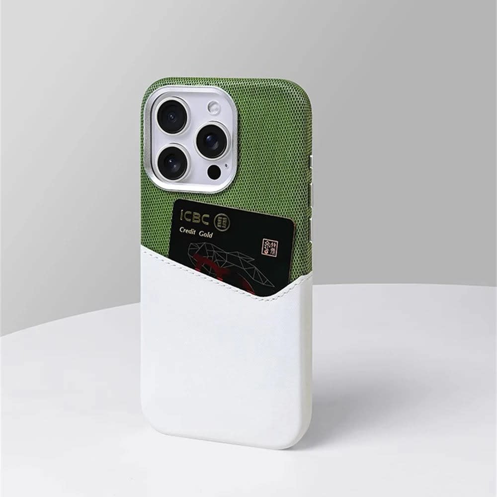 Men's Leather Card Holder iPhone Case | Kelvin_4
