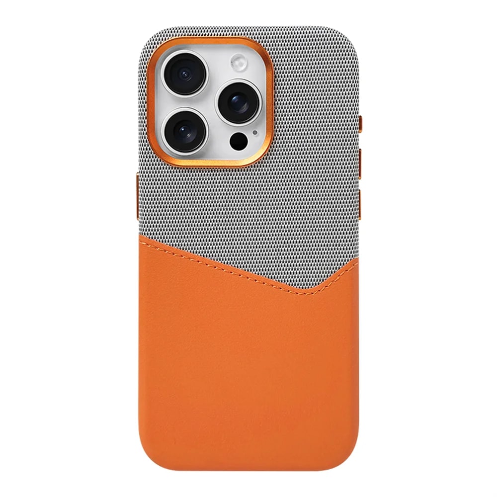 Men's Leather Card Holder iPhone Case | Kelvin_8