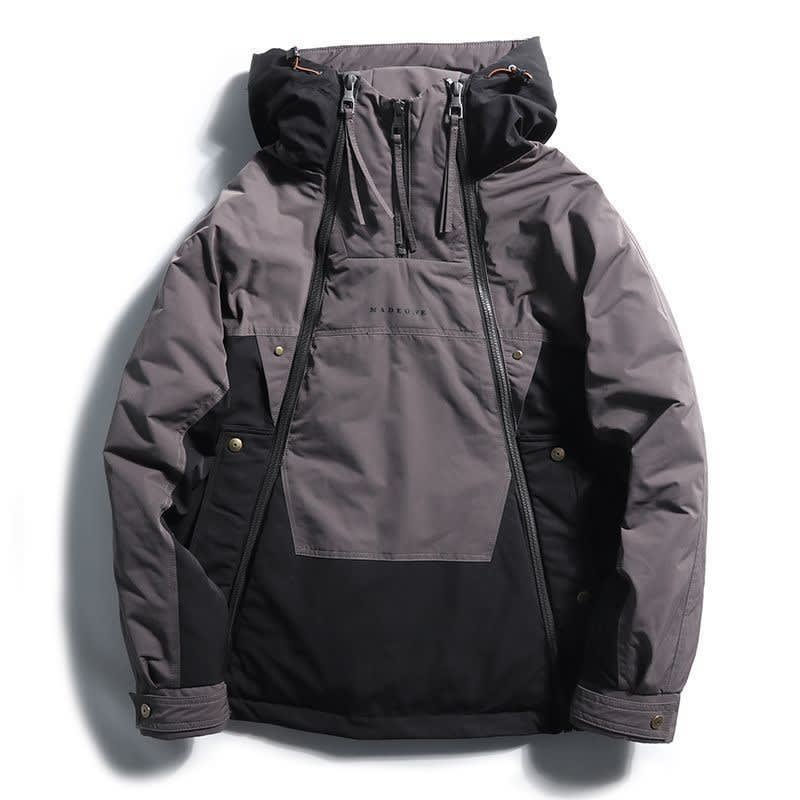 Men's Water Resistant Hooded Down Jacket | Griffin_4