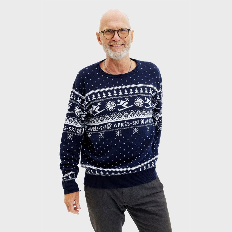 Men's Nordic Knit Après-Ski Christmas Jumper For Winter | Alistair_1