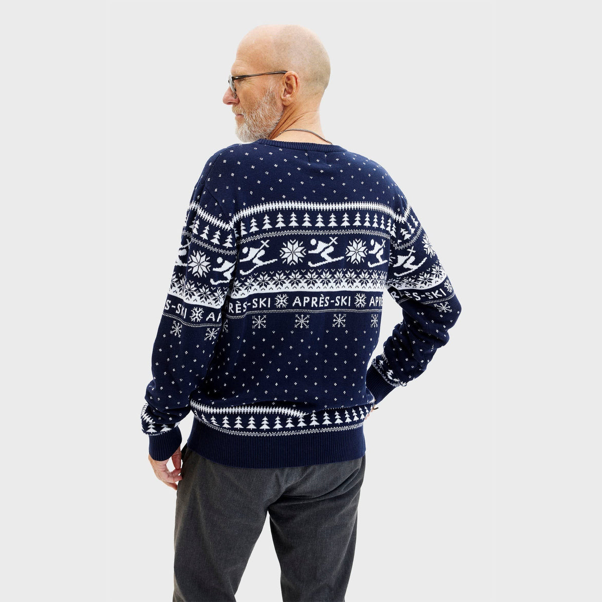 Men's Nordic Knit Après-Ski Christmas Jumper For Winter | Alistair_5