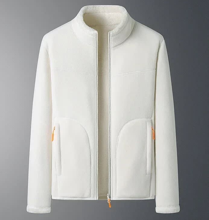 Women's High Neck Fleece Ski Jacket For Winter | Heather_8