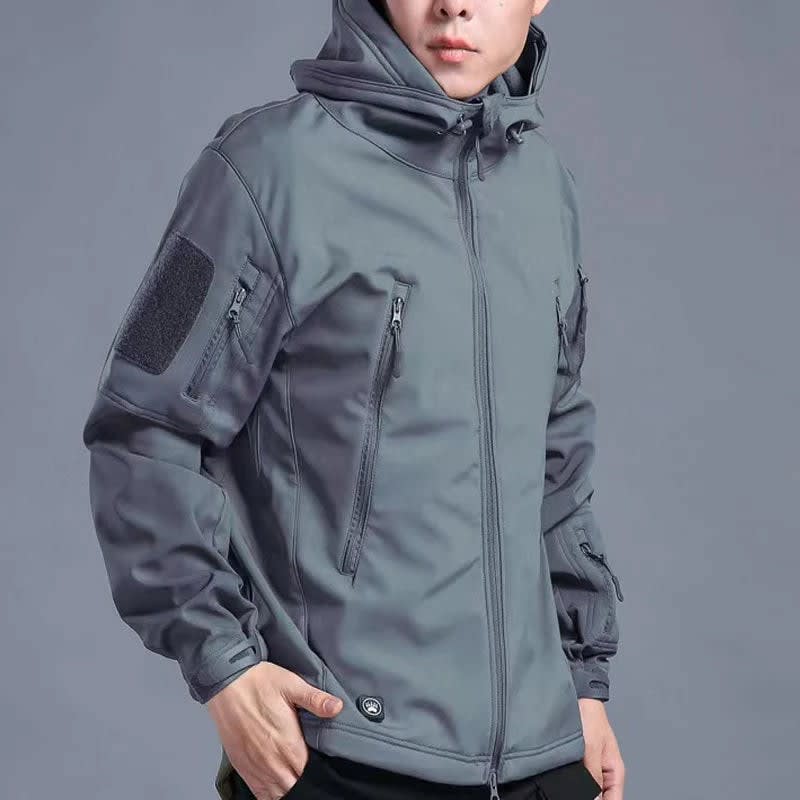 Men's Fleece Lined Stand Collar Ski Jacket For Winter | Edwin_6