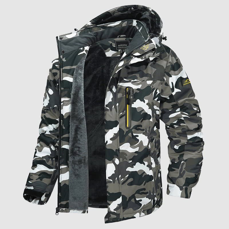 Men's Waterproof Hooded Ski Jacket For Winter | Jacob_1