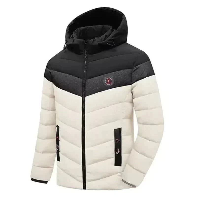 Men's Quilted Puffer Ski Jacket For Winter | Thomas_3