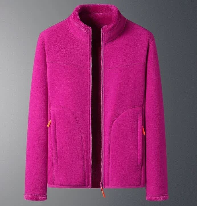 Women's Full Zip Fleece Ski Jacket For Winter | Sarah_5