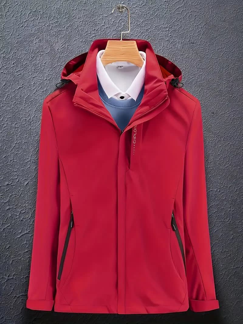 Men's Lined Hooded Ski Jacket For Winter | Joshua_4
