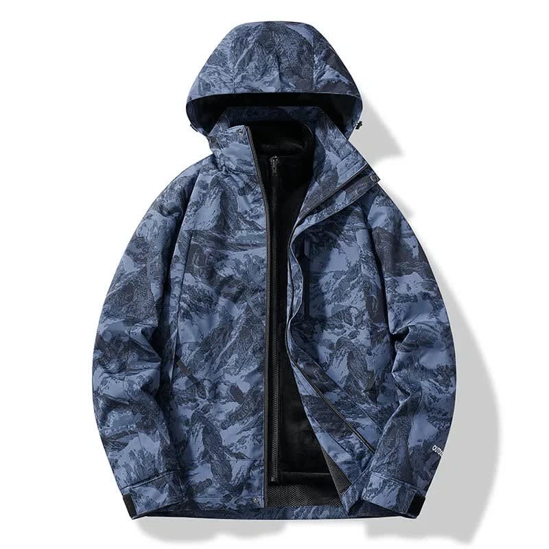 Women's Color Block Hooded Ski Jacket For Winter | Fiona_3