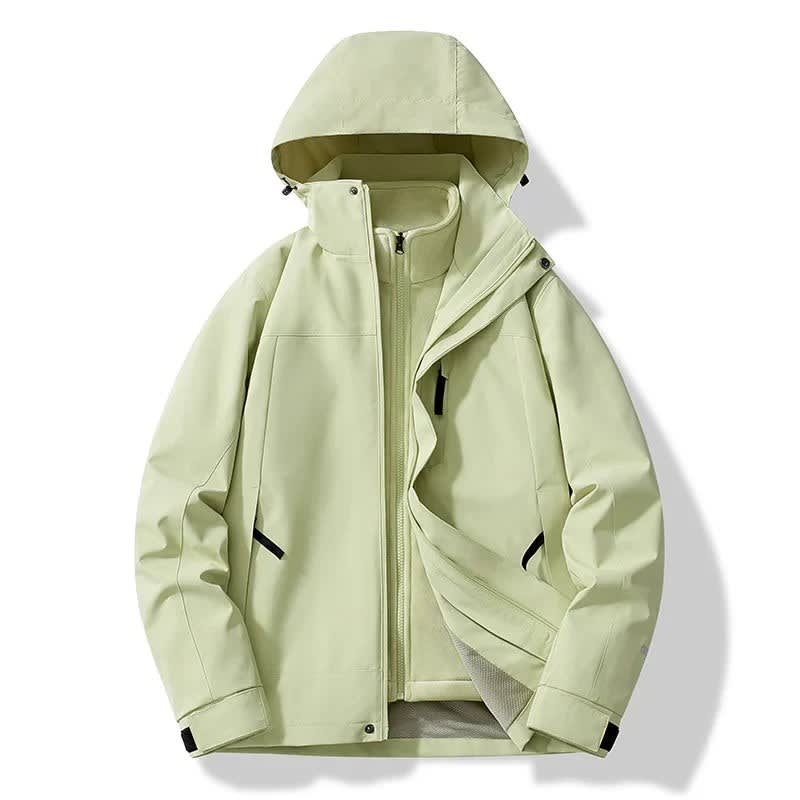 Women's Color Block Hooded Ski Jacket For Winter | Fiona_6
