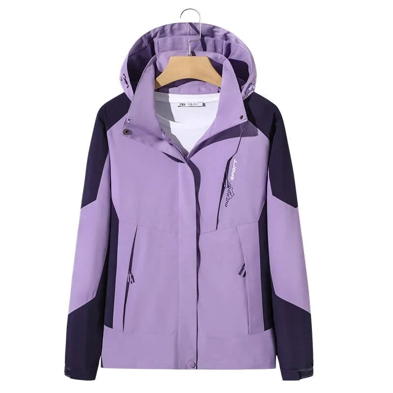 Women's Windproof Color Block Ski Jacket For Winter | Phoebe_2