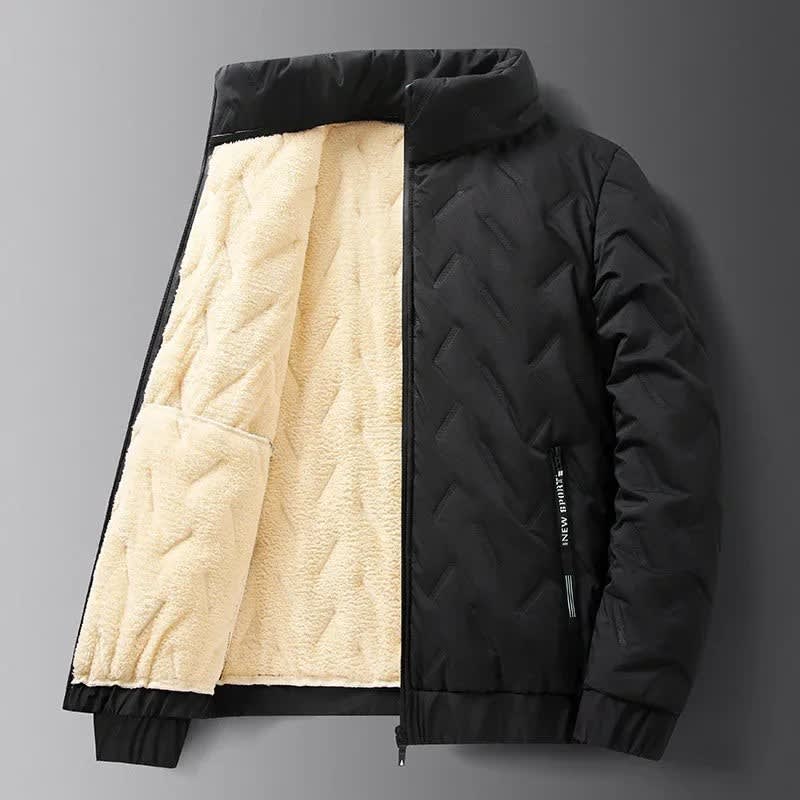 Men's Sherpa Lined Puffer Ski Jacket For Winter | Lucas_1