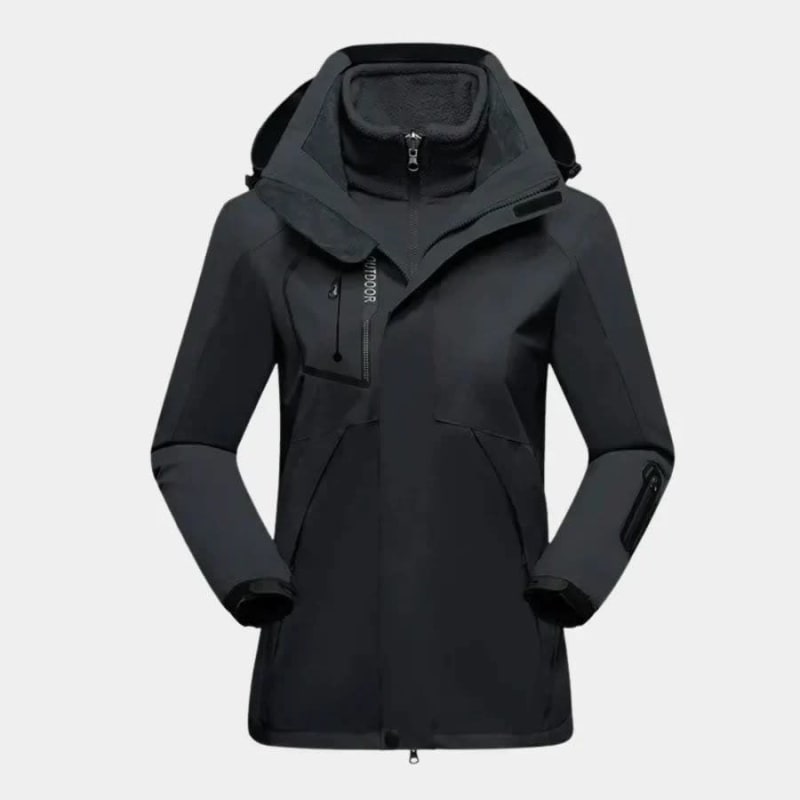 Women's Waterproof Hooded Ski Jacket For Winter | Isabel_1