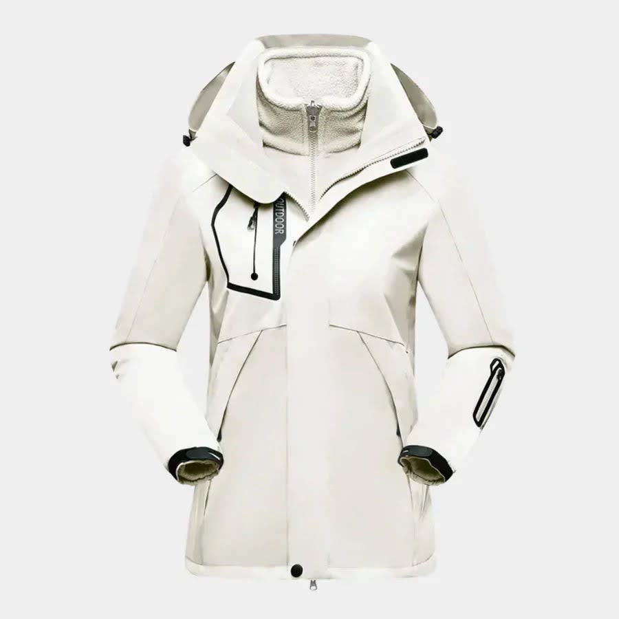 Women's Waterproof Hooded Ski Jacket For Winter | Isabel_2