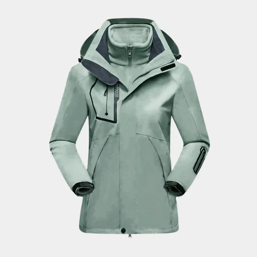 Women's Waterproof Hooded Ski Jacket For Winter | Isabel_3
