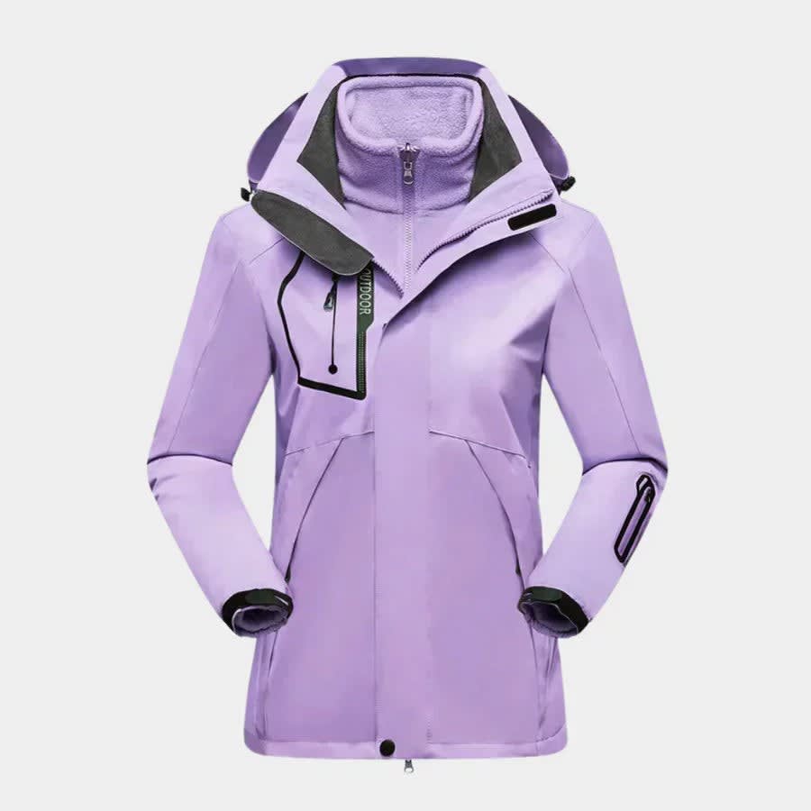 Women's Waterproof Hooded Ski Jacket For Winter | Isabel_4