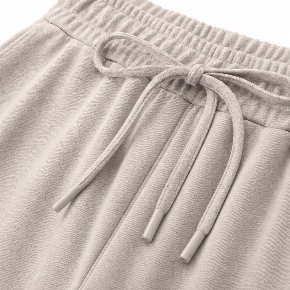 Women's Crew Neck Drawstring Lounge Set | Janice_9
