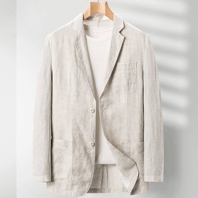 Men's Unstructured Linen Blazer | Alfred_2