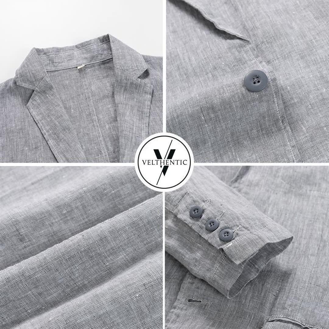 Men's Unstructured Linen Blazer | Alfred_6